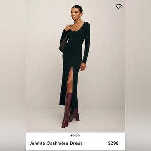 Reformation Jennita Cashmere Dress